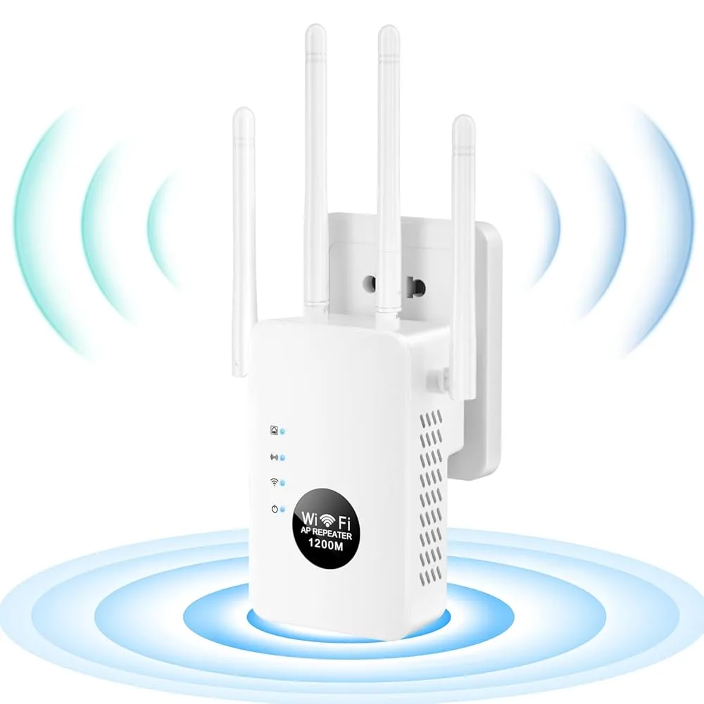 Wi-Fi Range Extender with Dual Band Support